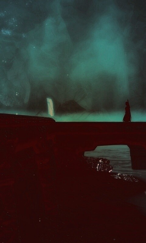 Светящийся путь обои