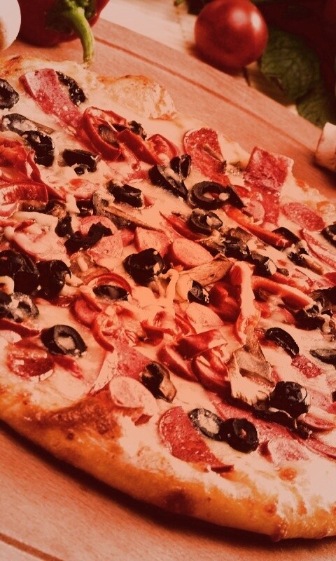 Сочная пицца обои