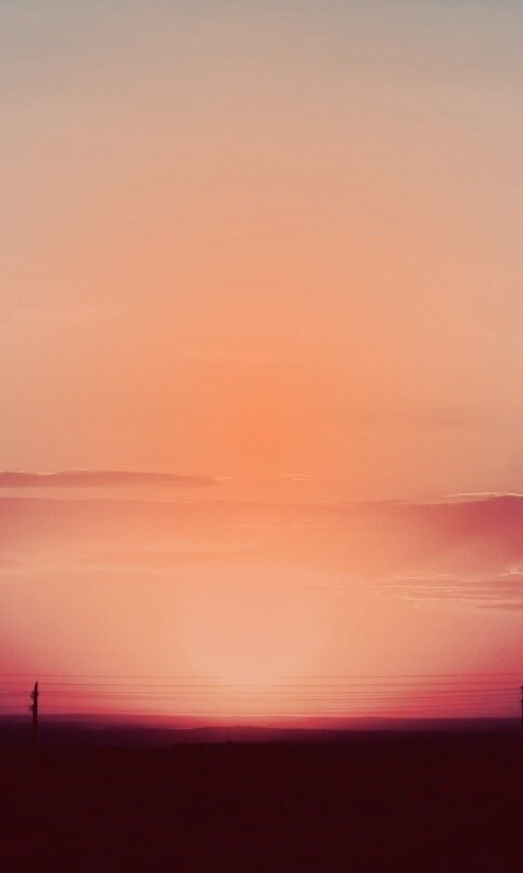 Сказочный закат обои