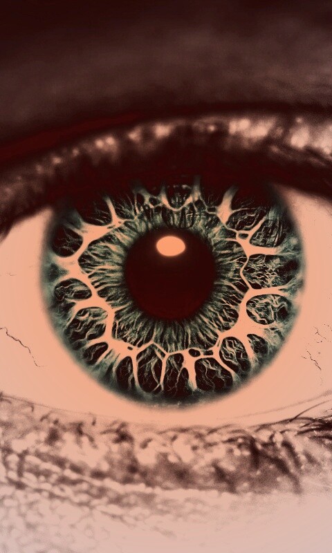 Бирюзовый глаз обои