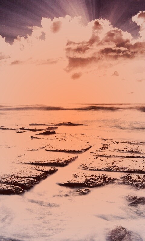 Море в HDR обои