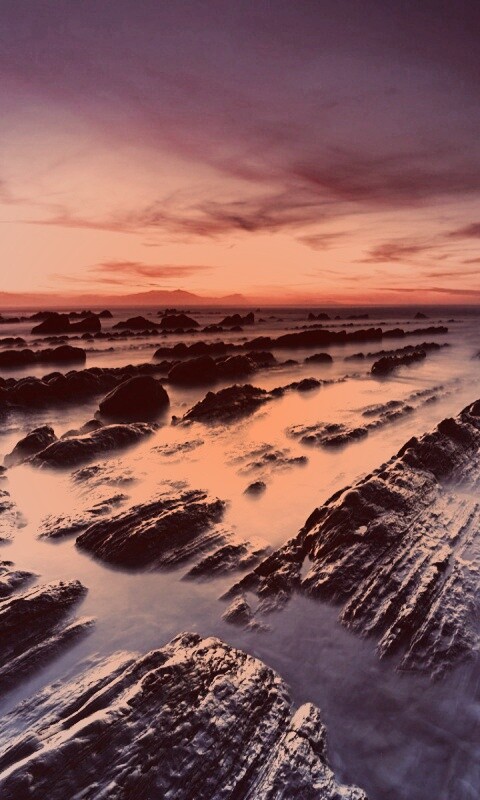 Рифы в тумане обои