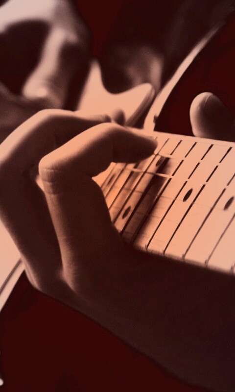 Игра на гитаре обои