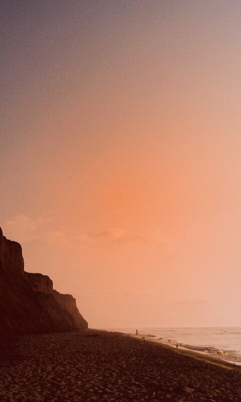 Уединенный пляж обои