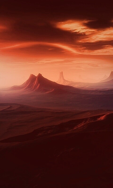 Инопланетный ландшафт обои