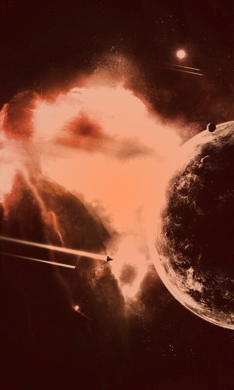 Живописный космос обои