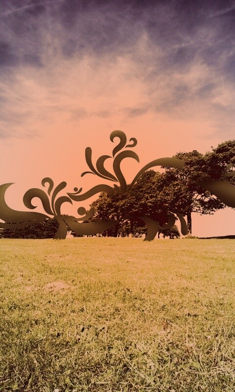 На равнине обои