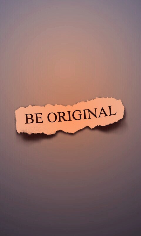 Будь оригинален обои