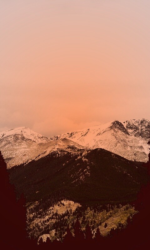 Вид на горы обои