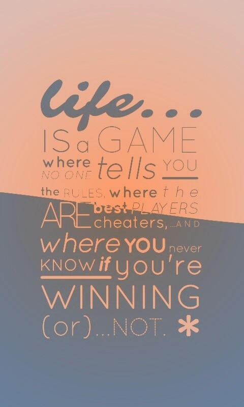 Жизнь - игра обои