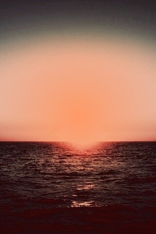 Заходящее солнце обои