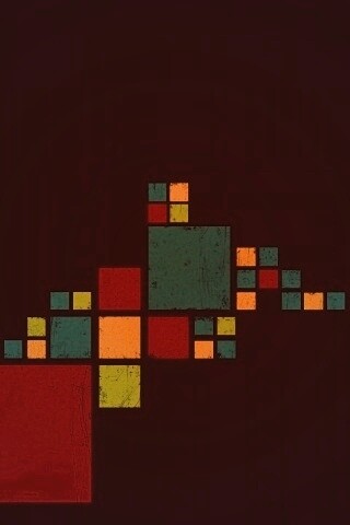 Цветные кубы обои