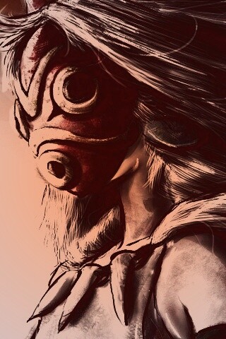 Страшная маска обои