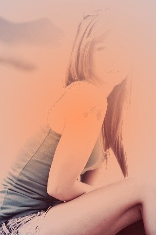 Синяя кофточка обои