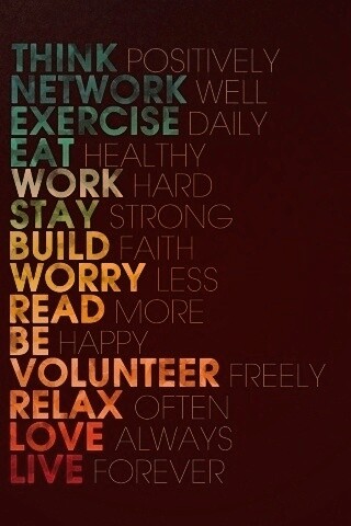 Think possitively обои