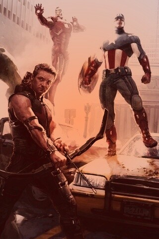 Арт к фильму Мстители обои