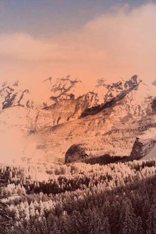 Горный пейзаж обои