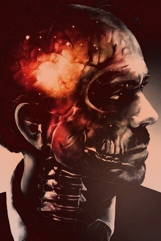 В голове доктора Хауса обои