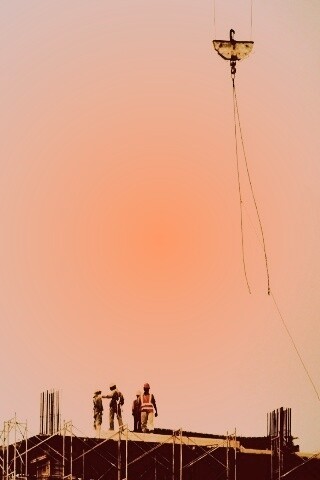 Строители на объекте обои