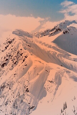 Горная гряда обои