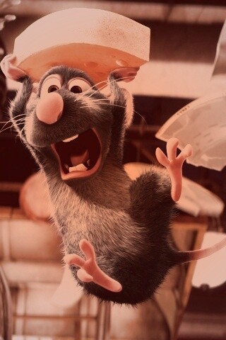 Крыса с сыром из Рататуя обои