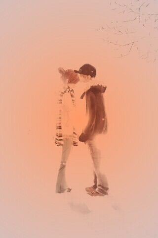 Влюбленная пара обои