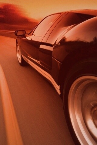 Авто на повороте обои