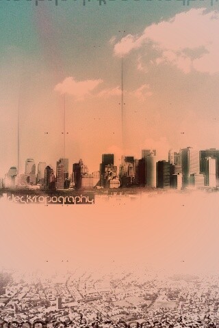 Летающий город обои