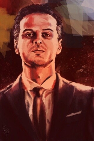 Портрет Джима Мориарти обои