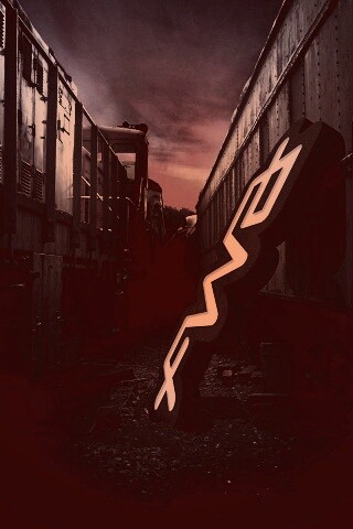 Упавшая вывеска обои