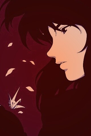 Девушка делает оригами обои