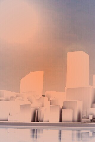 Картонный город обои