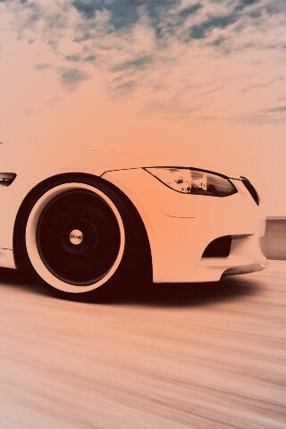 Белый БМВ обои