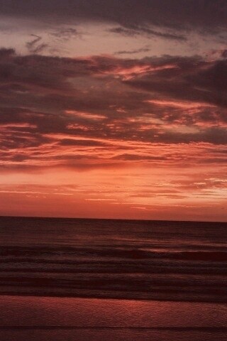 Закат на море обои