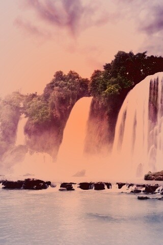 Водопады в джунглях обои