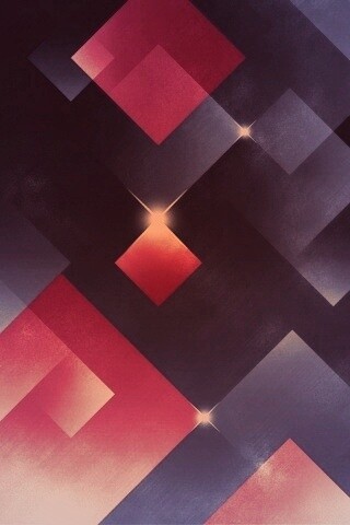 Красные и синие ромбы обои