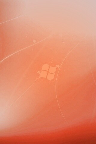 Оранжевый логотип Windows обои