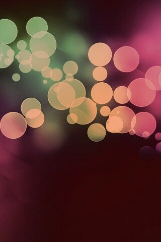 Разноцветные круги света обои