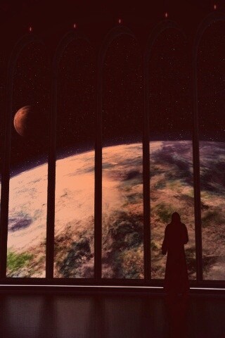 Вид на планету обои