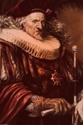 Портрет вампира обои