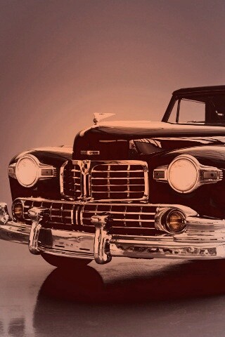 Черный ретро авто обои