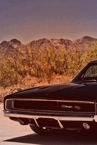 Черный Додж обои