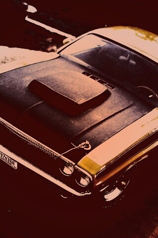 Додж на  каменистой поверхности обои