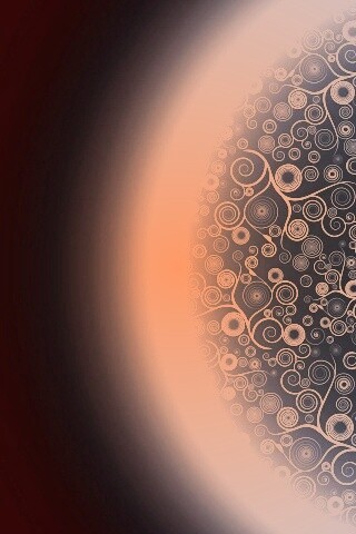 Планета из узоров обои