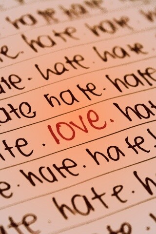 Любовь среди ненависти обои