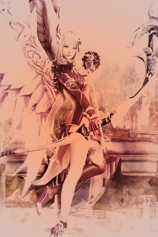 Эльфийка лучница из Aion обои