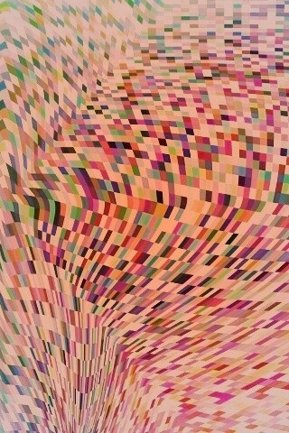 Пиксельная воронка обои