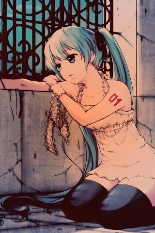 Девушка грустит обои