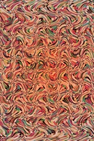 Кривые разноцветные клеточки обои