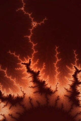 Огненные молнии обои